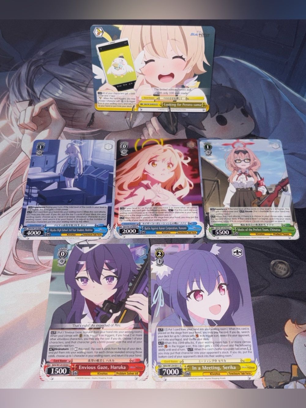 Blue Archive Weiss Schwarz card lot